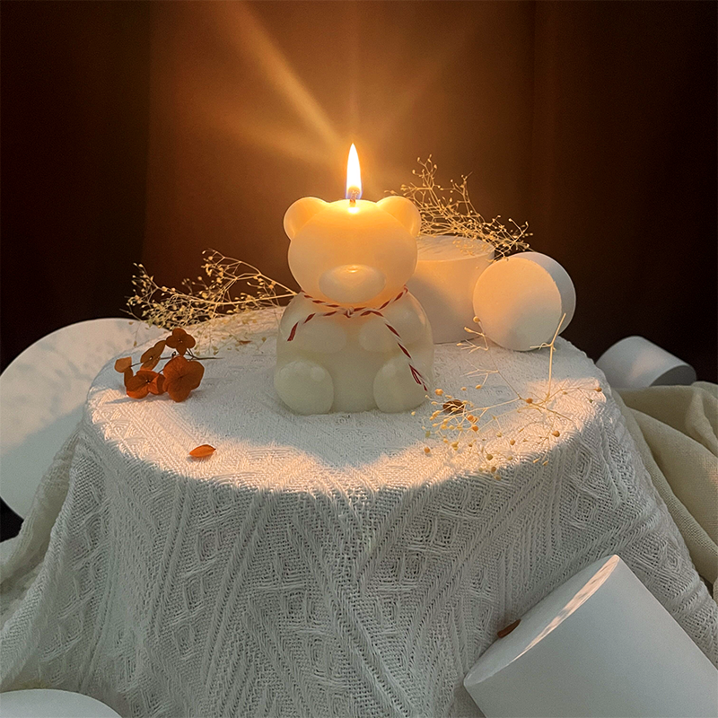 Ohcans Bear And Honey Candle - ohcans