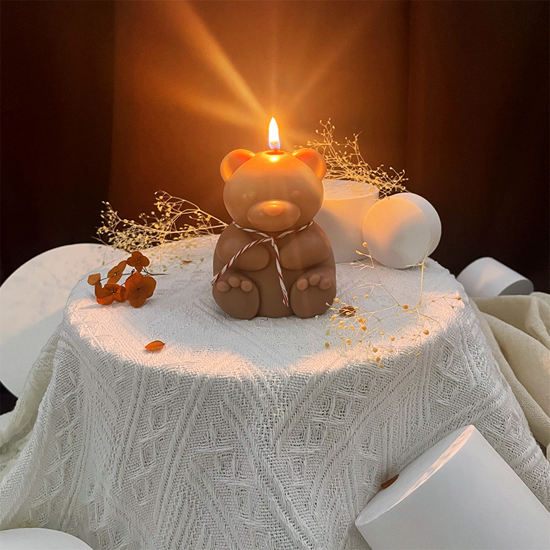 Ohcans Bear And Honey Candle - ohcans