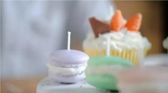 cupcake candle