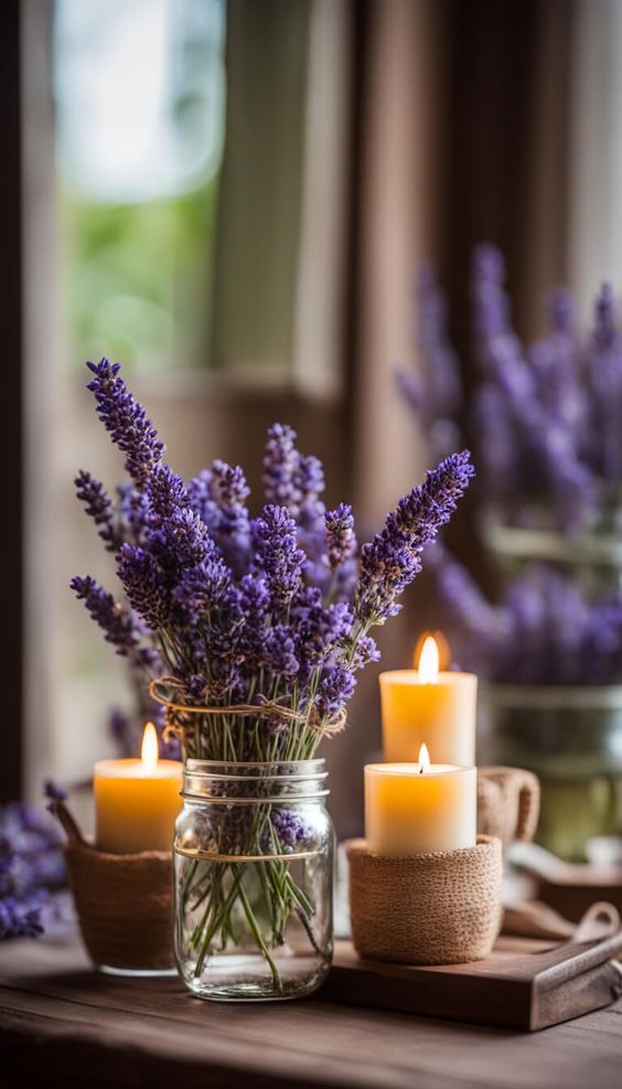 lavender gardenia candle 