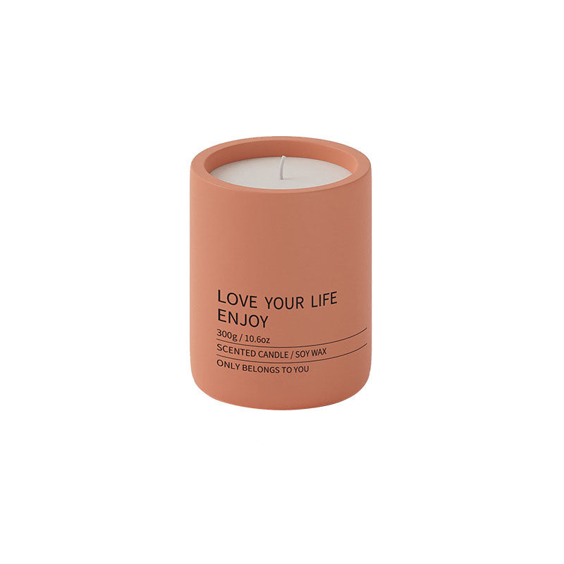 Ohcans Scented Candle Ceramic Mug Coral - ohcans