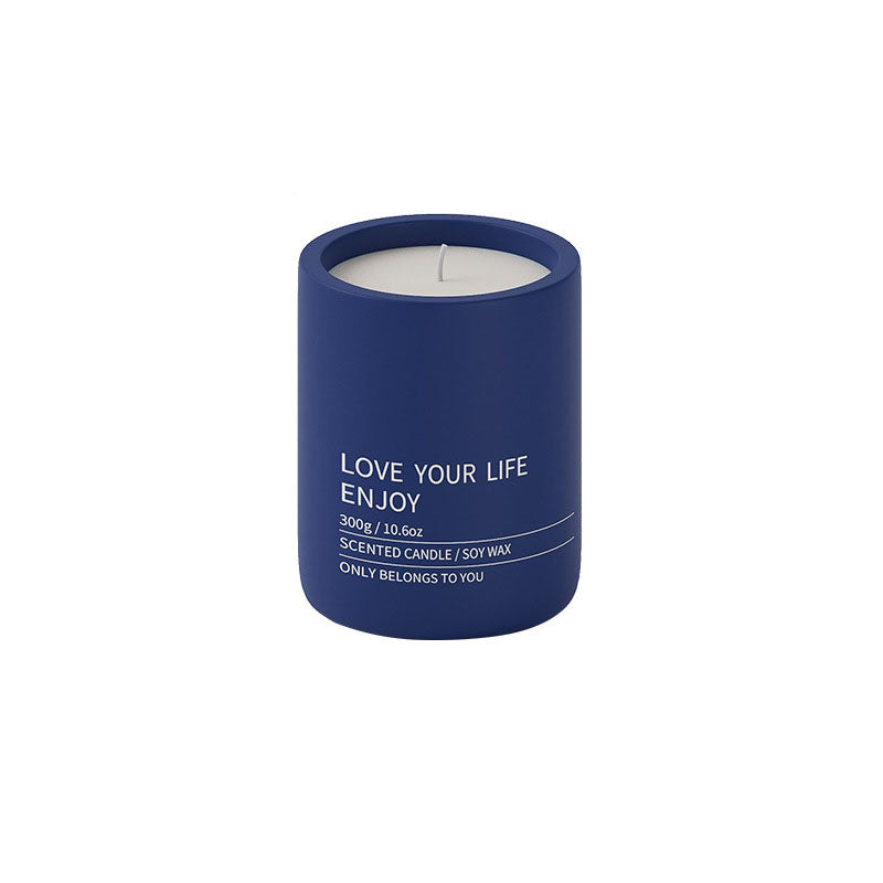 Ohcans Scented Candle Ceramic Mug Navy Blue - ohcans
