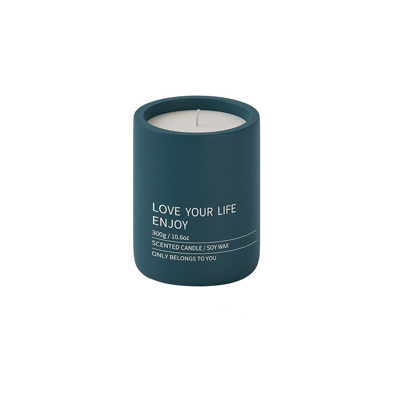 Ohcans Scented Candle Ceramic Mug Teal - ohcans